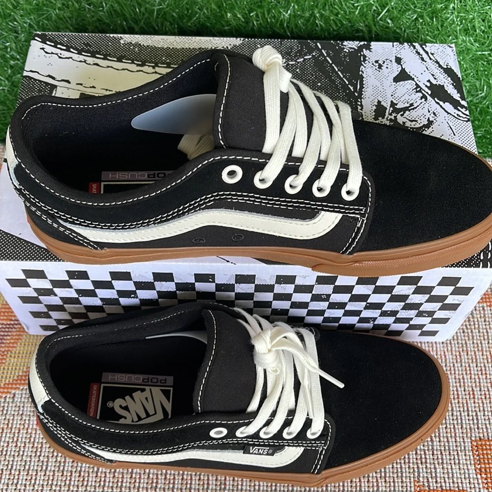 Vans Men’s Chukka Low Sid Black/Gum VN0A5KQZB9M Skate Sneakers